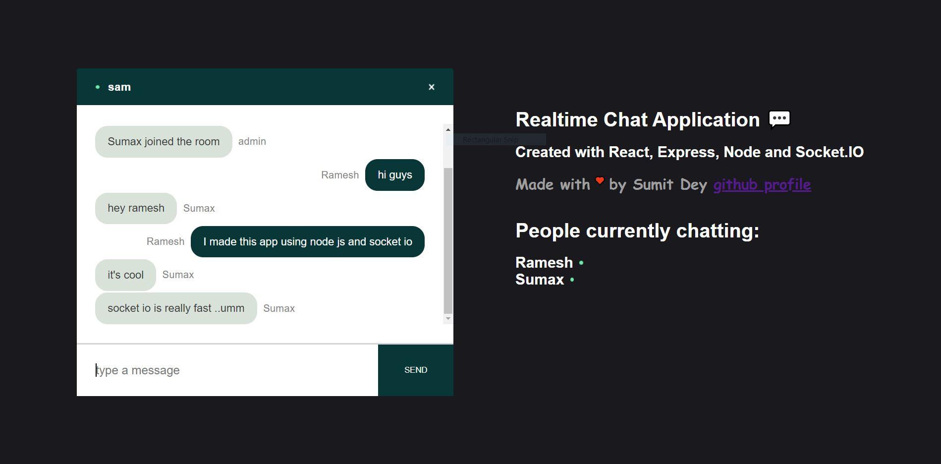 Realtime Chat App